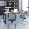 Kit Escritório 2 Peças Mesa Diretor Industrial 180cm e Estante 5 Prateleiras - 13