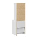Ver imagem 6 de Armário Mesa Multiuso 54x136x168,4cm Retrátil Bancada Me4171 Branco Tecnomobili Dobravél