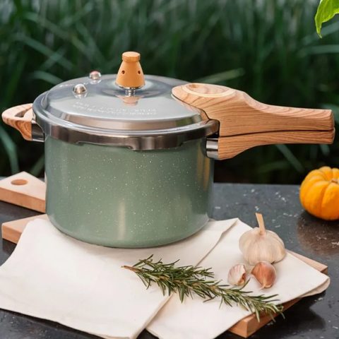 Panela de Pressão Fundo de Indução 4,2l Premium Verde Brinox