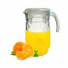 Jarra de vidro com 4 copos para suco ou água jarra de 1,3lts - 2