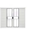 Ver imagem 1 de JANELA 6 FOLHAS 100X150 BRANCO COM GRADE