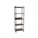 Ver imagem 5 de Kit Escritório 2 Peças Mesa Diretor Industrial 180cm e Estante 5 Prateleiras