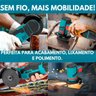 Lixadeira Manual Bateria Recarregável - 8