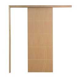 Porta de Correr P/ Verniz Frisada Fs Duplo - 1