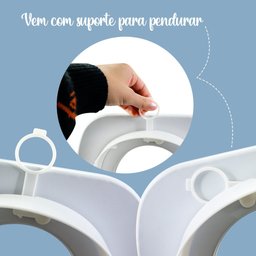 Assento Sanitário Infantil Macio Estampado - Menina - 6