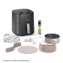 Ver imagem 7 de Fritadeira Air Fryer Electrolux por Rita Lobo, 5,6 Litros, Cinza, 1400 W - Eaf40