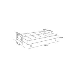Sofá Cama Linho Azaléia Yescasa - 5