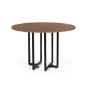 Ver imagem 1 de Mesa de Jantar 4 Lugares 120cm Redonda Industrial Dommus Noronha - Straub Web