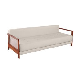 Sofá Cama Linho Azaléia Yescasa - 8