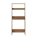 Ver imagem 5 de Escrivaninha com Estante Tok 2 Prateleiras 61cm Yescasa Noce Milano