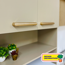 Ver imagem 5 de Cozinha Compacta Modulada 3 Peças 9 Portas sem Balcão Urbane Branco/Freijó/Supremo