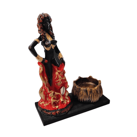 Pomba Gira Porta Vela Orixá Umbanda Candomblé Axé 15 cm Loja Mistica Porta Vela Pomba Gira 15 cm