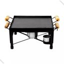 Ver imagem 3 de Churrasqueira Fogareiro a Álcool Chapa Ferro Multi P/ Mesa11