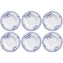 Ver imagem 1 de Jogo 6 Pratos Fundos 23cm Porcelana Tramontina Azzura 330ml Servir Sopas Caldos Mesa Posta