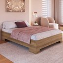 Ver imagem 3 de Cama Queen para Colchão 198x158cm Multimóveis Cr40136 Mel