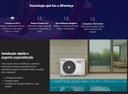Ver imagem 7 de Bomba Trocador de Calor Full Inverter Druck Dri60 Mono 220v Branco Wi-fi 6000 Btus