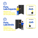 Ver imagem 3 de Porta Camarão Amescla 2,10x0,82 C/fecho Batente 11 Lado Direito