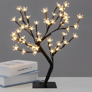 Arvore de Natal Cerejeira C/48 Leds 3000k Estatica Bivolt