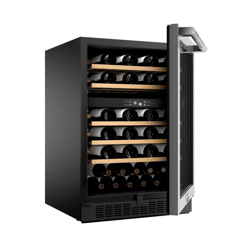 Adega Brastemp 51 Garrafas Gourmand Dual Zone Preto/inox Bzb51ae – 220 Volts - 3