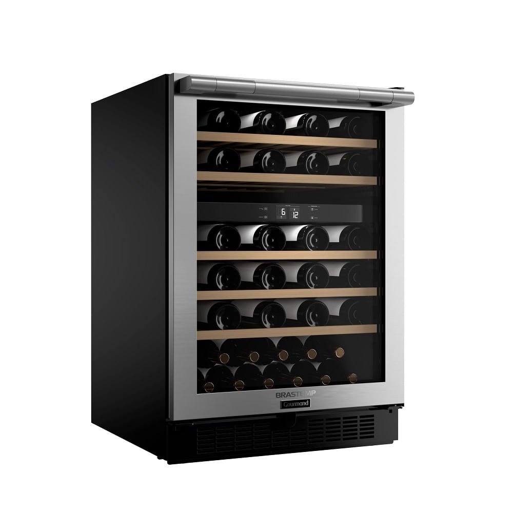 Adega Brastemp 51 Garrafas Gourmand Dual Zone Preto/inox Bzb51ae – 220 Volts - 2