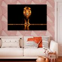 Ver imagem 3 de Quadro Leão Ouro -- Br Artes