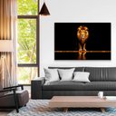 Ver imagem 2 de Quadro Leão Ouro -- Br Artes