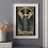 Quadro Tarot Vintage Temperança - 60x48cm:moldura Branca - 2