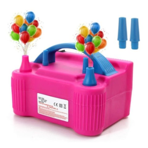 Super Inflador Compressor Automático Bomba Bexigas Balões