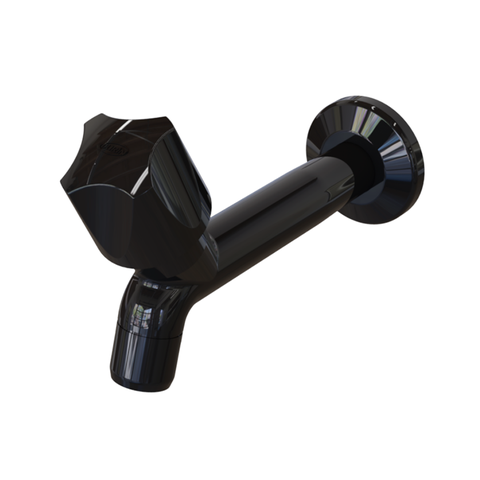 Torneira 15cm para Cozinha Pia Linha Búzios Cor Preto Durín