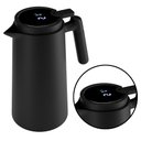 Ver imagem 1 de Garrafa Térmica de Plástico com Termometro Preta 1l - Lyor