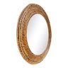 Espelho Decorativo Corda Bananeira Redondo 40 Cm - 4
