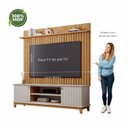 Ver imagem 4 de Rack 2 Portas e Painel Ripado Para TV até 70 Polegadas Porto Espresso Móveis