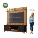Ver imagem 5 de Rack 2 Portas e Painel Ripado Para TV até 70 Polegadas Porto Espresso Móveis