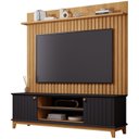 Ver imagem 2 de Rack 2 Portas e Painel Ripado Para TV até 70 Polegadas Porto Espresso Móveis