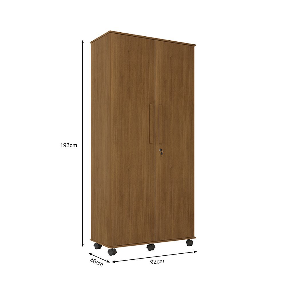 Armário Organizador Multiuso com 2 Portas Gold - Amêndoa/ Off White - 3