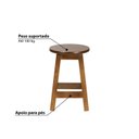 Ver imagem 4 de Banqueta Baixa Barcelona 45 cm Casatema MadeiraOriginals