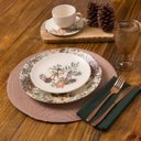 Ver imagem 3 de Prato de Sobremesa de Cerâmica Aquarelle Memorias de Natal 20cm - Bege