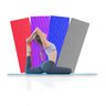 Kit 5 Tapete Colchonete Yoga Pilates Fitness Ginastica 170x60cm - 1