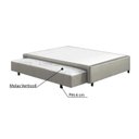 Ver imagem 3 de Base Box Sommier Casal com Cama Auxiliar 36x138x188cm