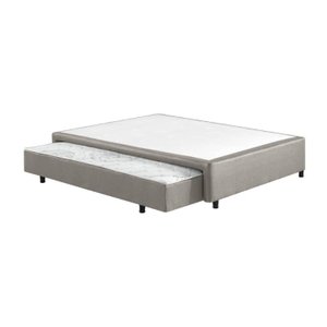 Base Box Sommier Casal com Cama Auxiliar  36x138x188cm