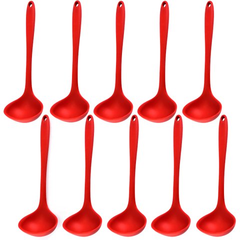 Concha de Silicone Vermelha Grande | 10 Un