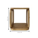 Ver imagem 4 de Nicho Decorativo Mariah Pinus 25x25cm