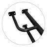Barra Apoio Suporte Lado Direito de Aço P/ Vaso Sanitário Segurança Idoso Preto - 4