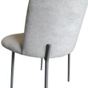 Ver imagem 6 de Kit 2 Cadeiras Sala Jantar Base Aço Cinza Elana Jvb Móveis: Bege
