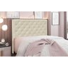 Cabeceira Tânia 195 Cm King Bege - 3