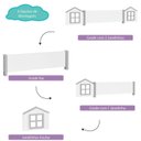 Ver imagem 4 de Grade Frontal Infantil Janelinhas Casatema MadeiraOriginals