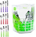 Ver imagem 1 de Conjunto de Talheres Faqueiro de Inox com 25 Pecas Wincy Casa Talh 82159910 Fúcsia