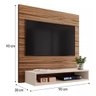 Painel Tv Milão até 32 Polegadas Freijó/off White - 4