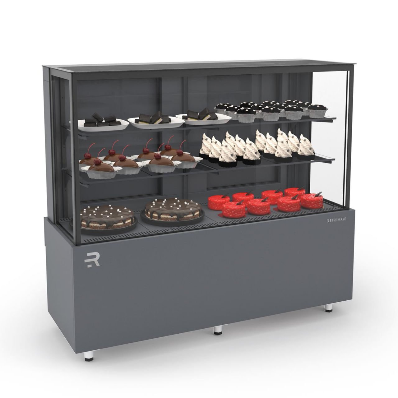 Vitrine Refrigerada Confeitaria Vanguard Top Cvtr-1450 Com Led 220V - Refrimate - 1