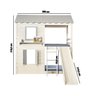 Beliche Montessoriano Club House Premium com Escorregador Casatema MadeiraOriginals - 10